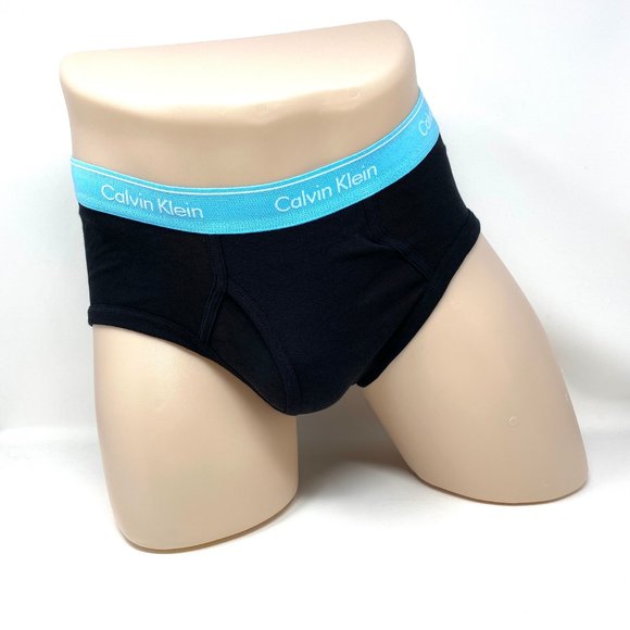 💖MEGA SALE💖Calvin Klein Men's 4-Pack Brief Slip Black Cotton Logo NB4000917 - Picture 3 of 9